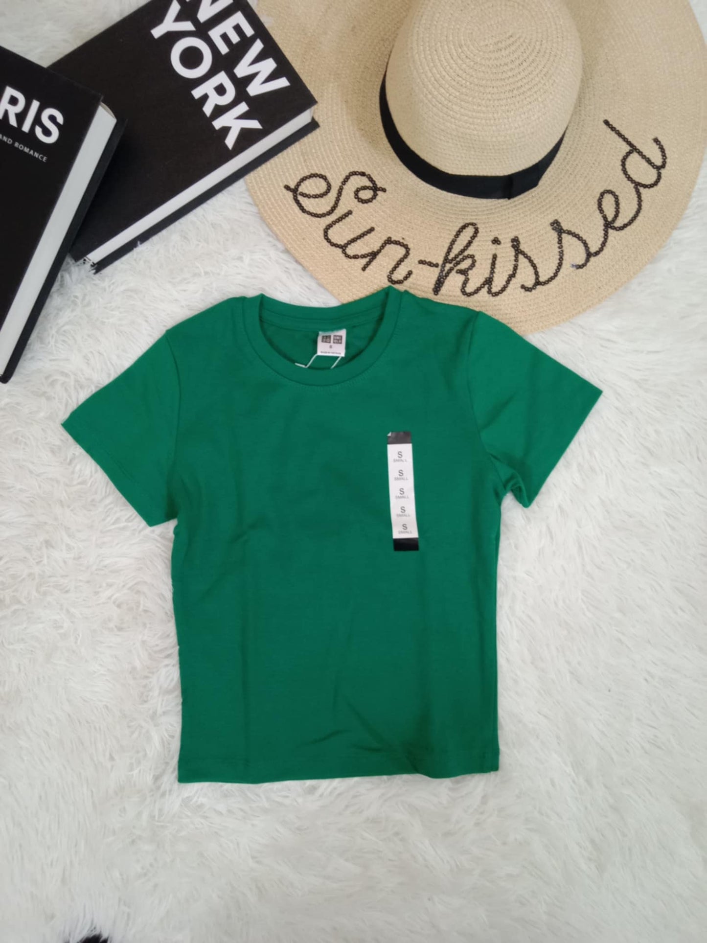 UNIQLO Women's Crew Neck Cotton T-Shirt