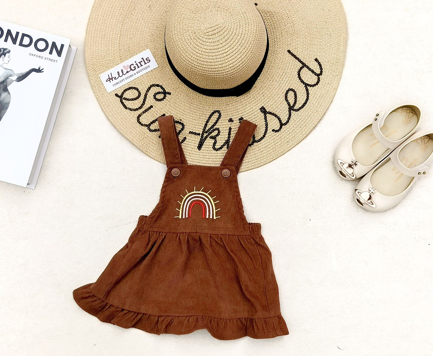 Girls’ Corduroy Jumper Dress