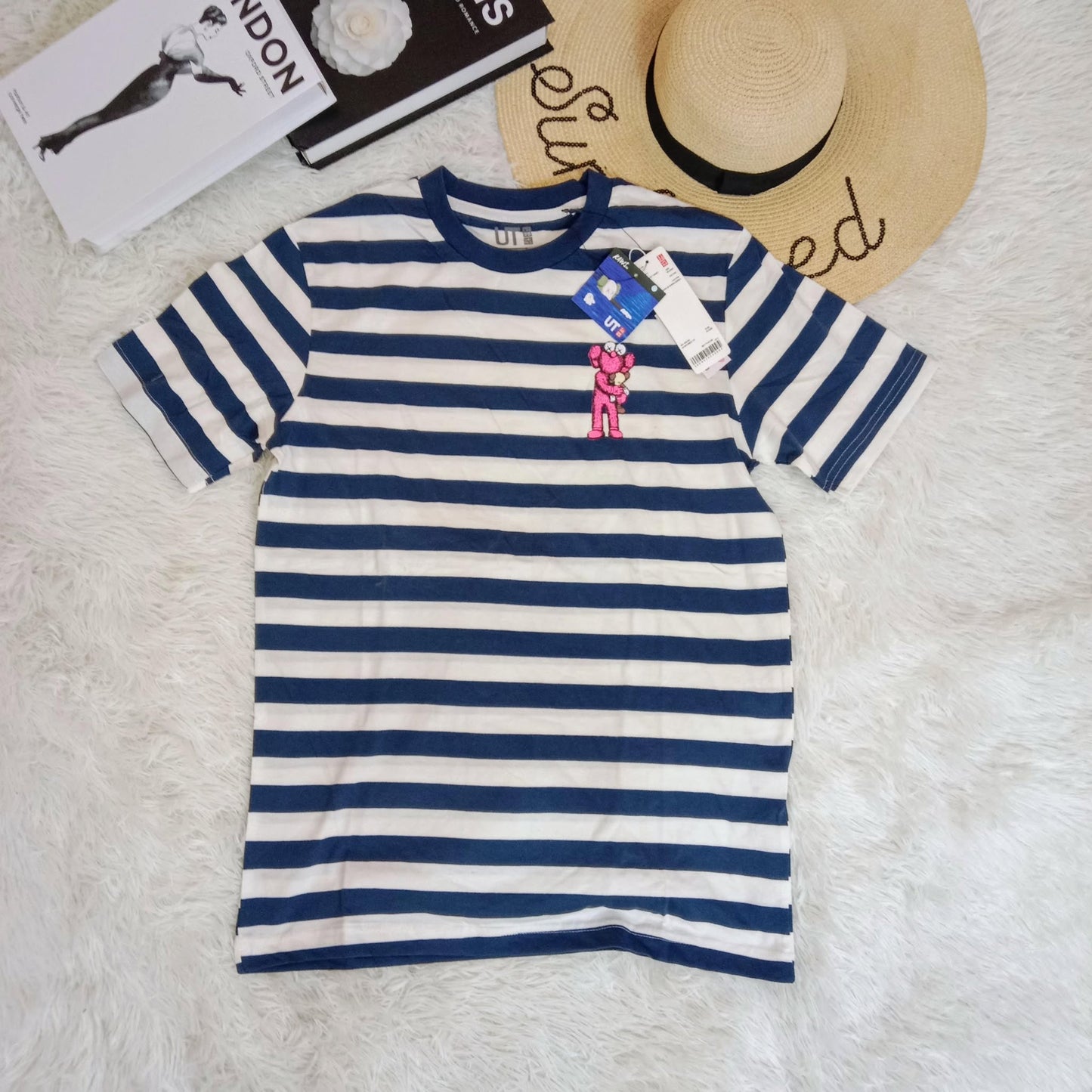 Unisex Mickey Mouse Striped Tee