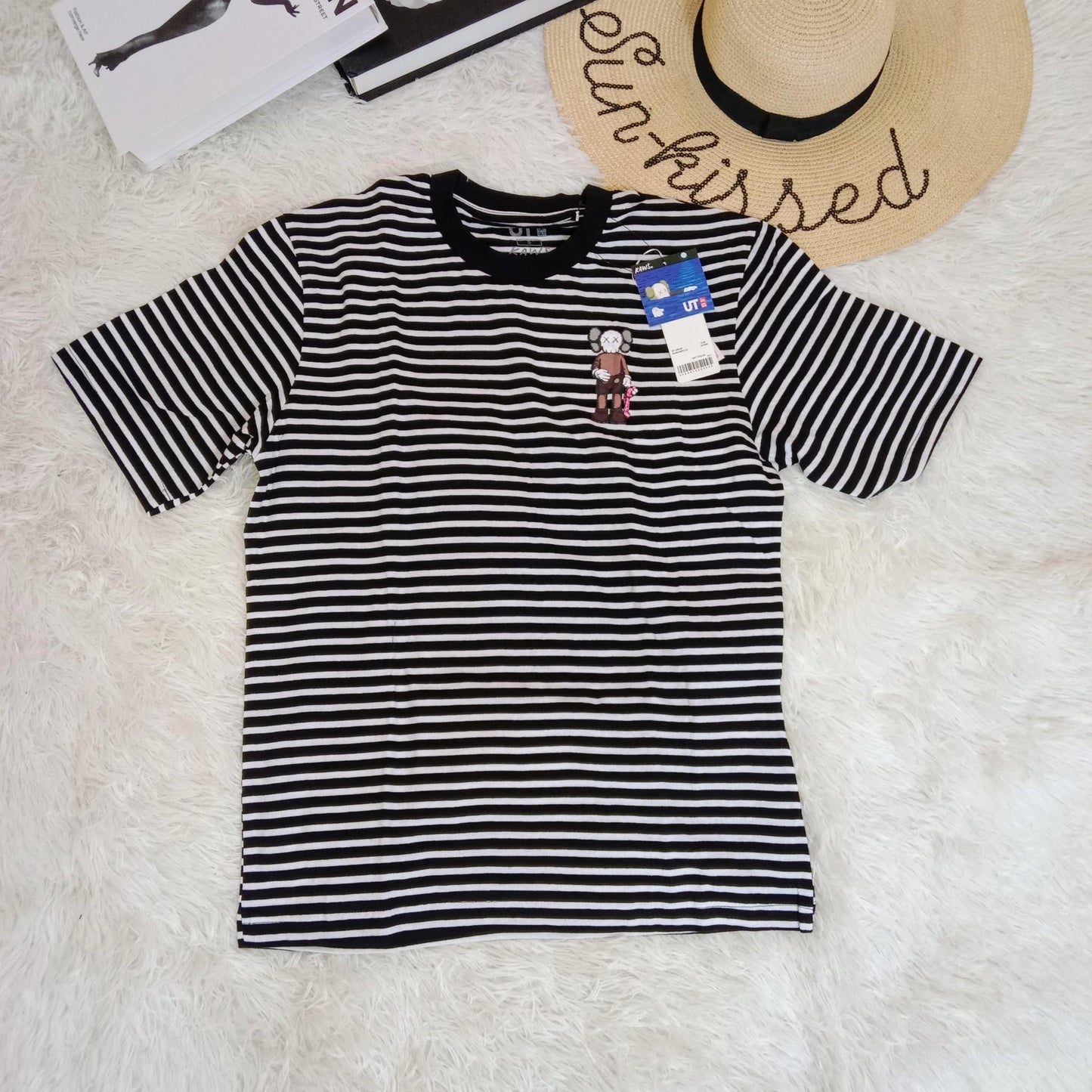 Unisex Mickey Mouse Striped Tee