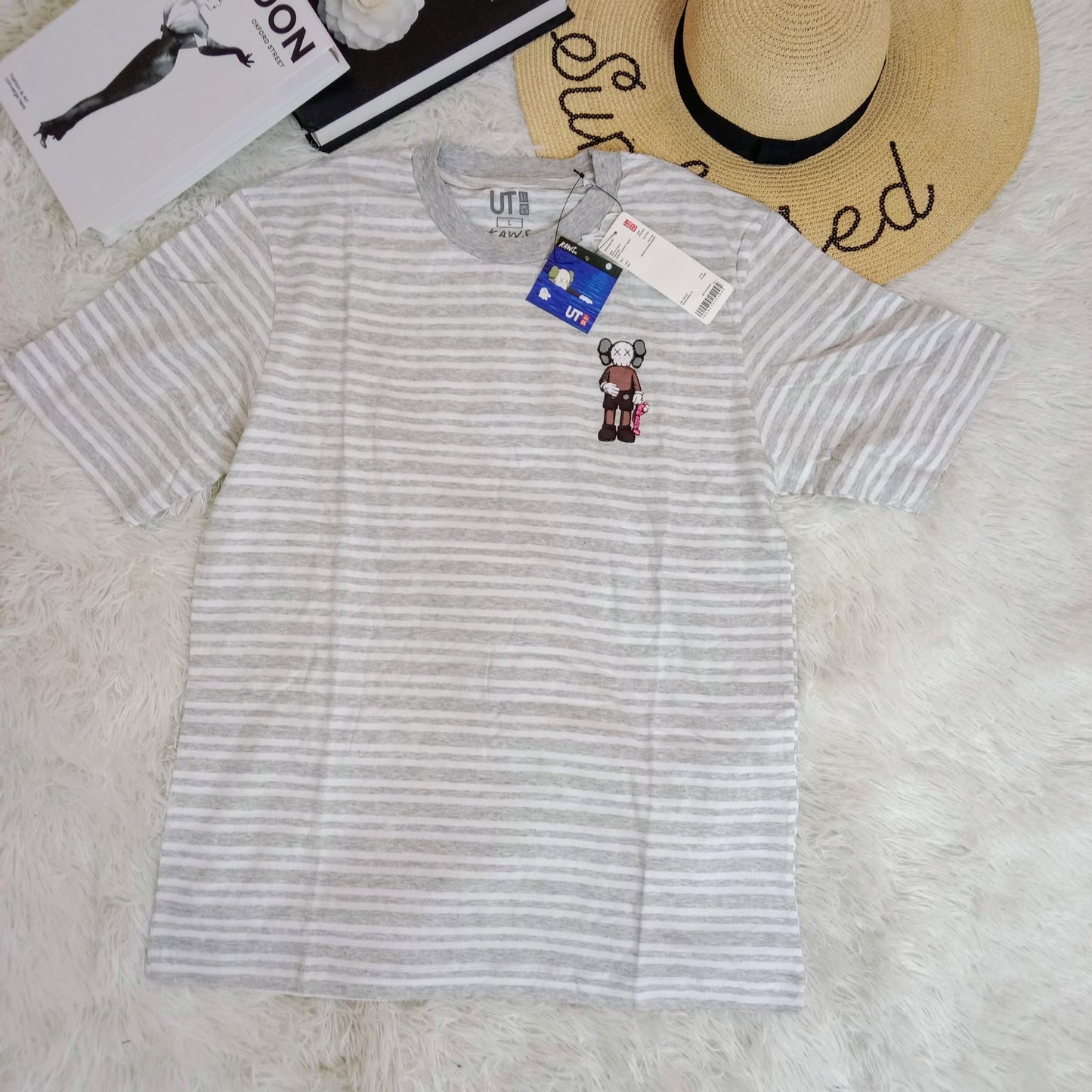 Unisex Mickey Mouse Striped Tee