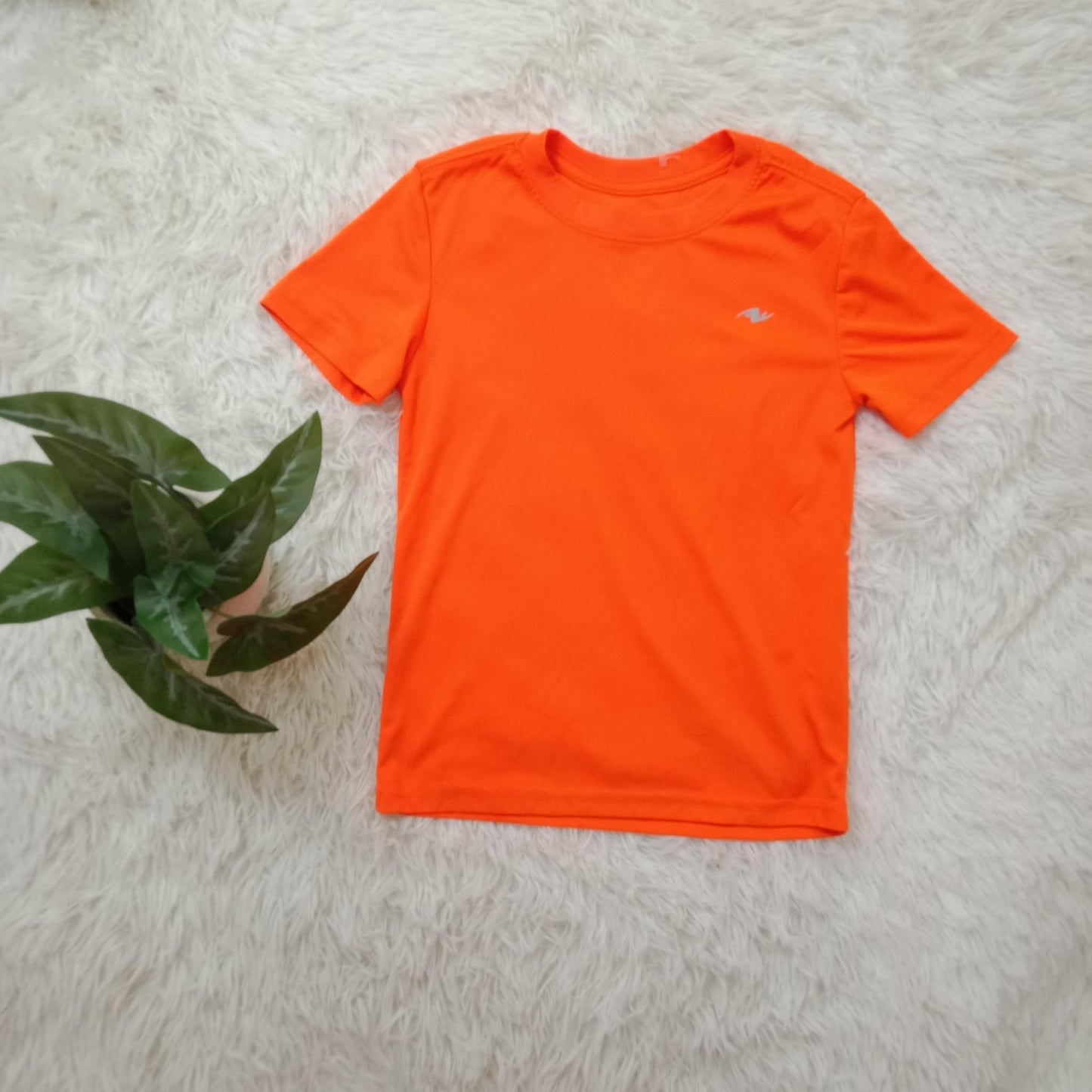 Boys’ Neon Orange Active Performance T-Shirt