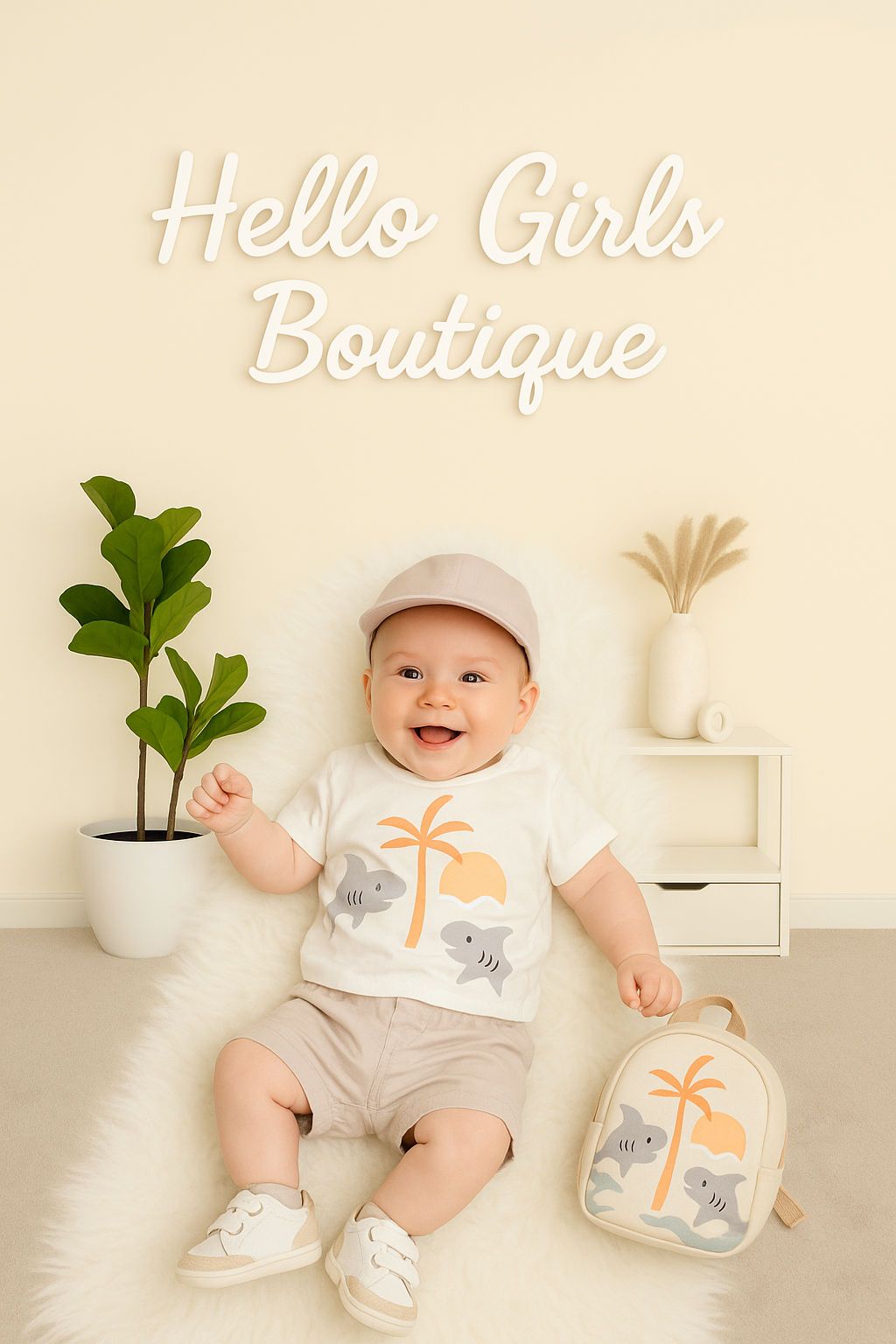 Mimi Threads 3-Piece Baby Boy Summer Set