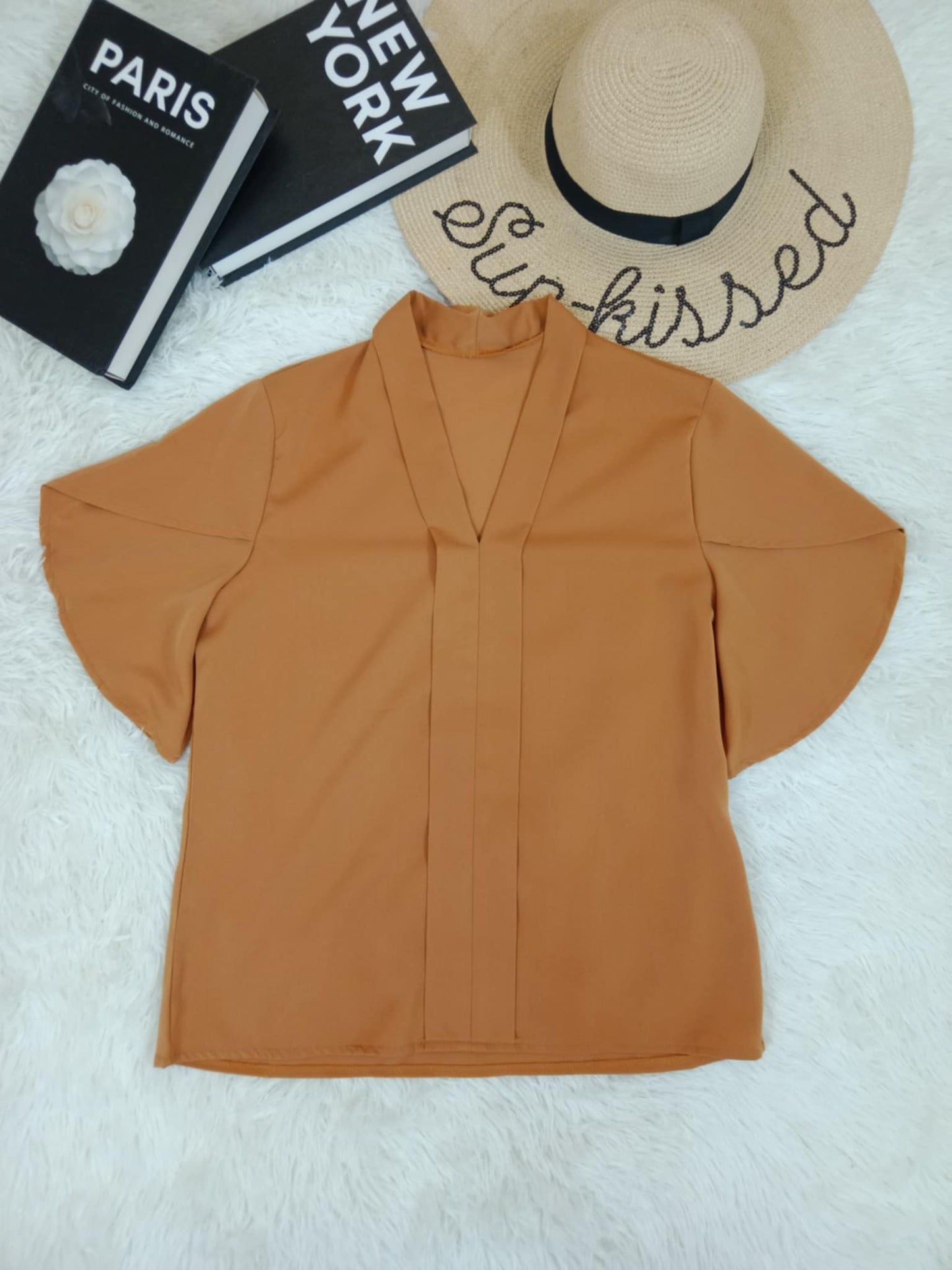 Chic Mandarin Collar Blouse