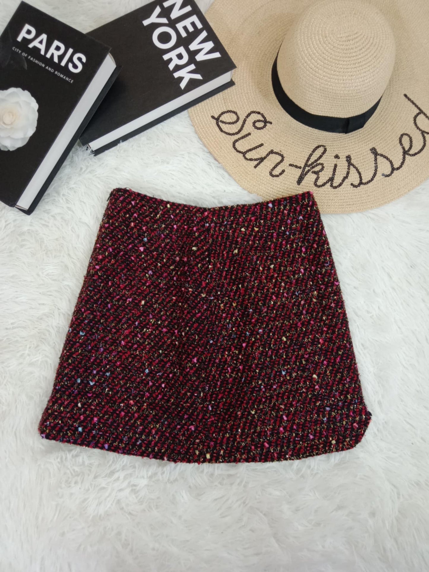 Classic Tweed Mini Skirt