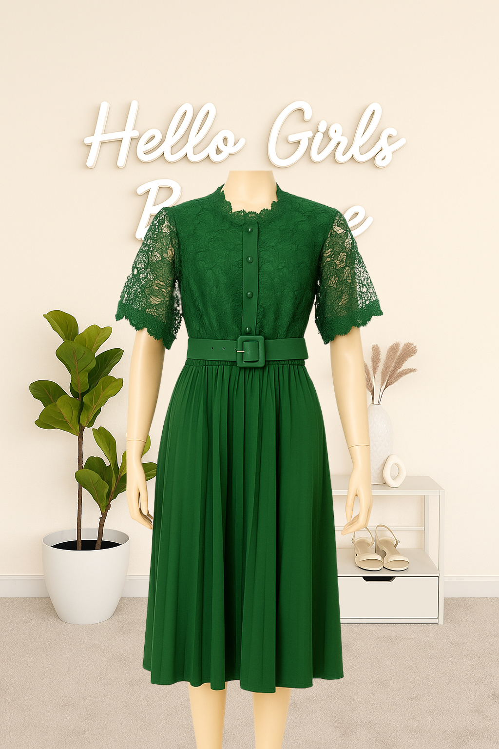 Women's Lace Top Maxi Dress