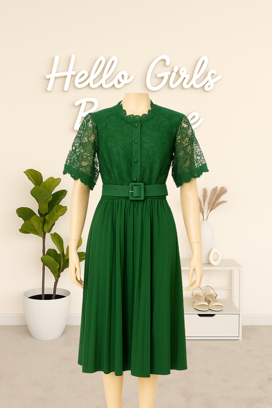 Women's Lace Top Maxi Dress