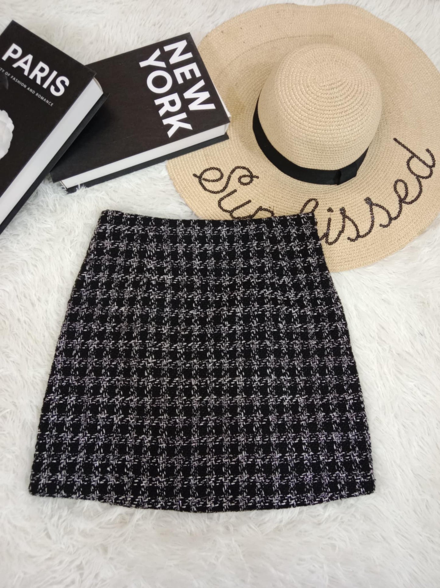 Classic Tweed Mini Skirt