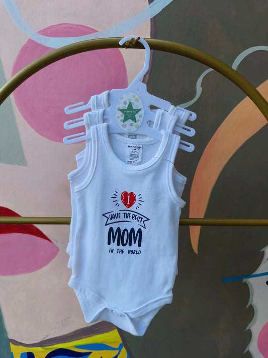 Baby Boy Sleeveless Bodysuit Pack