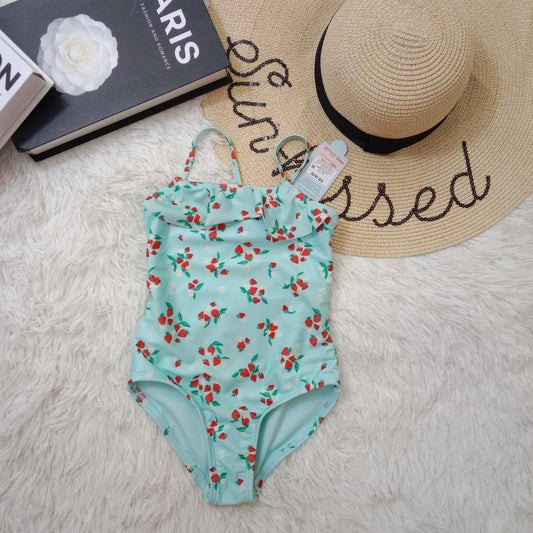 Ruffle Top One-Piece Swimsuit