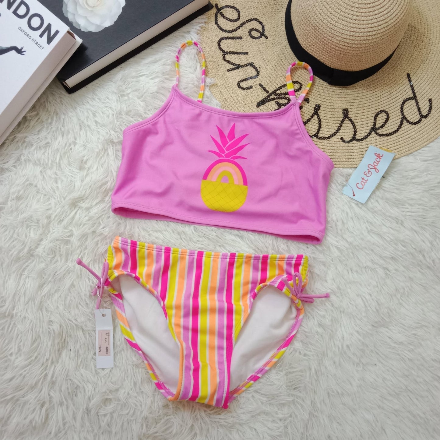 Girls’ Pineapple Bikini Set