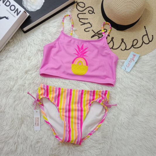 Girls’ Pineapple Bikini Set