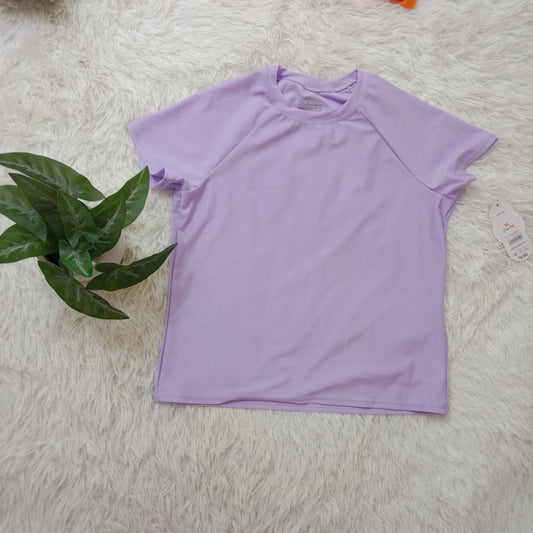 Girls’ Lavender Active Performance T-Shirt