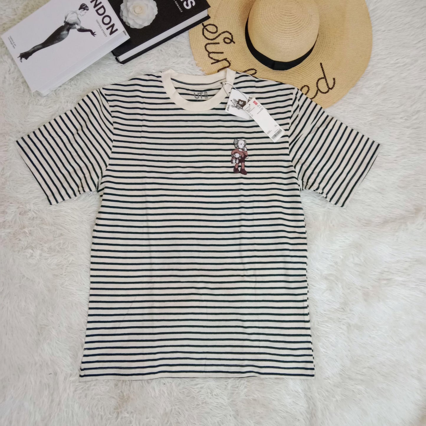 Unisex Mickey Mouse Striped Tee