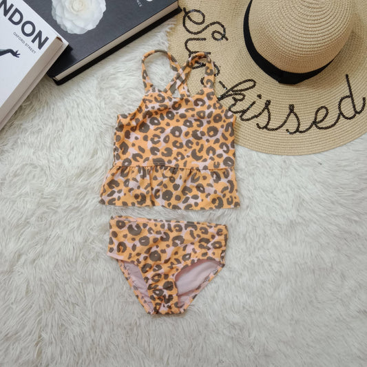 Girls’ Peplum Tankini Swimsuit