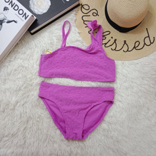 Girls’ One-Shoulder Two-Piece Bikini