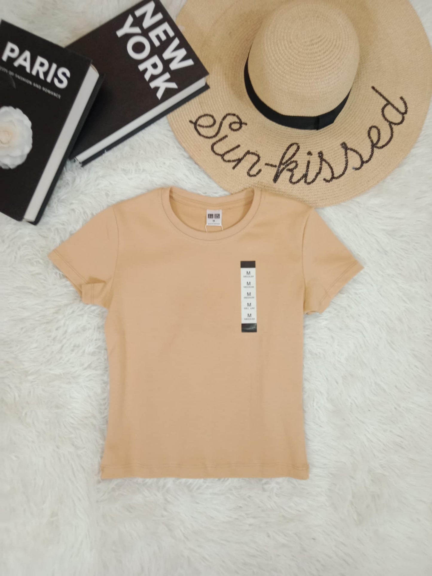 UNIQLO Women's Crew Neck Cotton T-Shirt