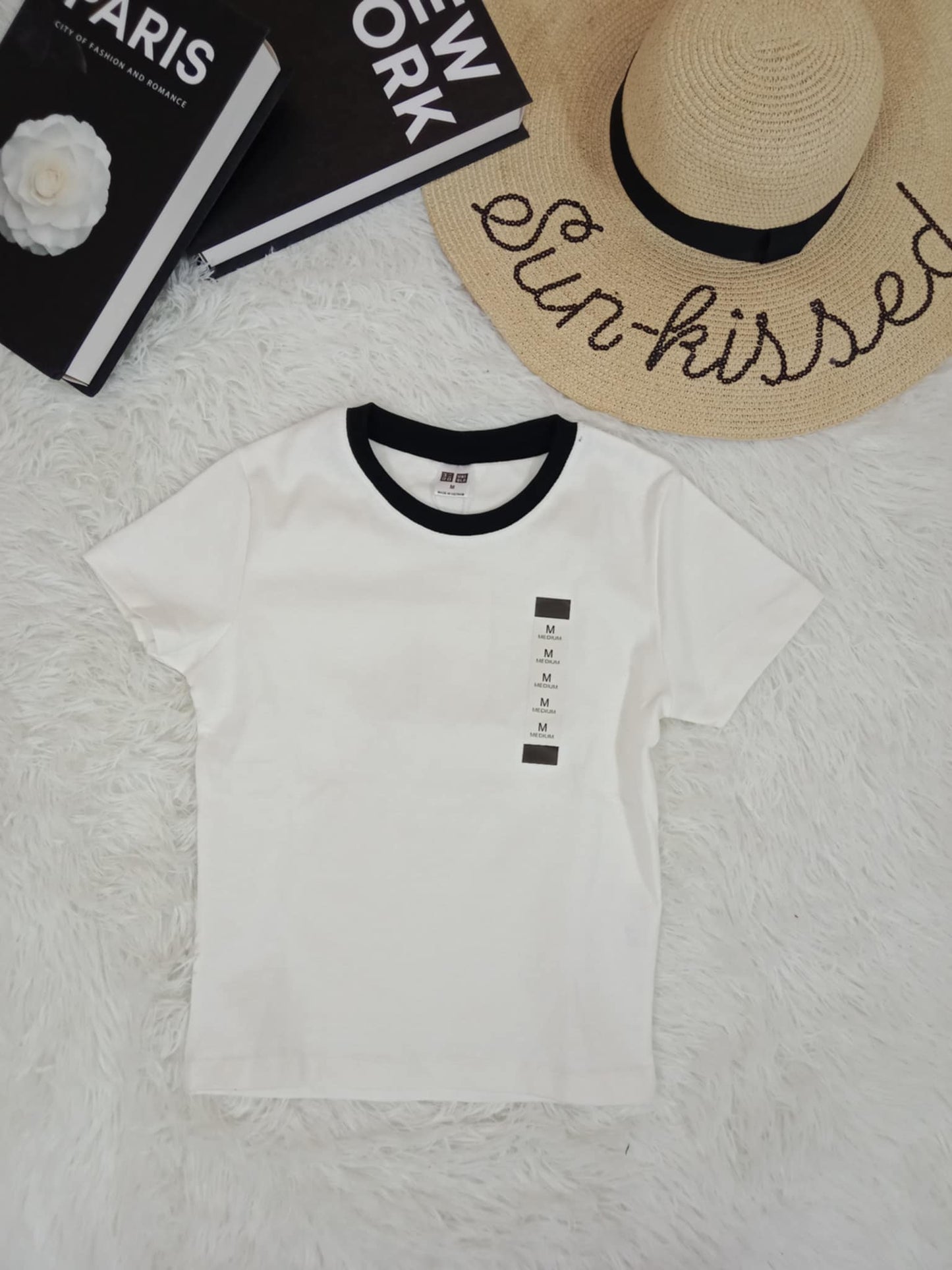 UNIQLO Women's Crew Neck Cotton T-Shirt