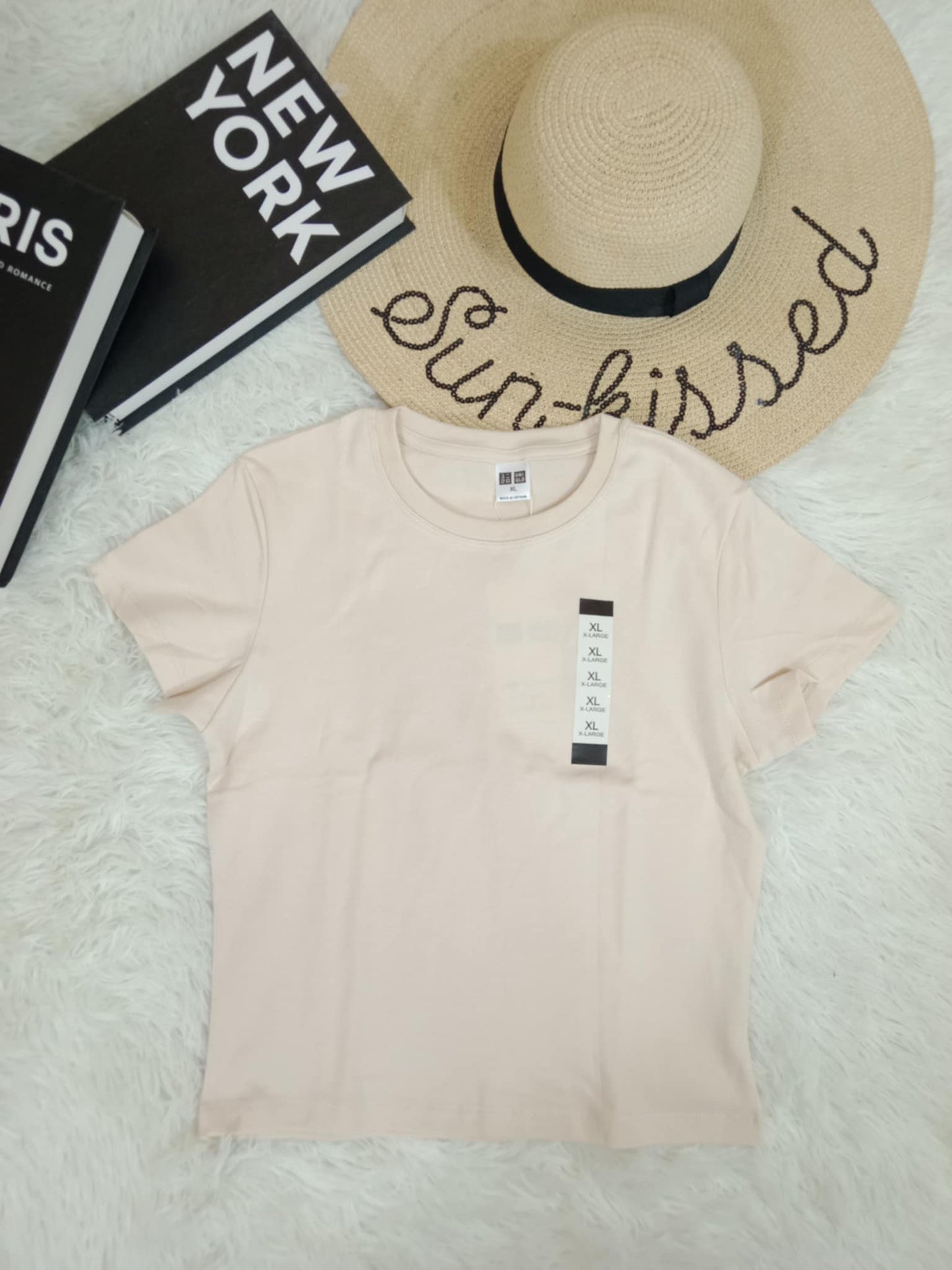 UNIQLO Women's Crew Neck Cotton T-Shirt