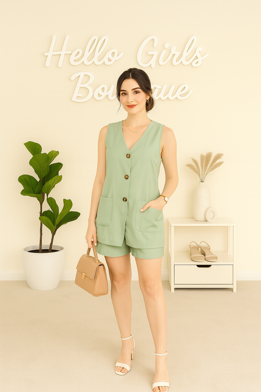 Cool & Classy Sleeveless Coord Set