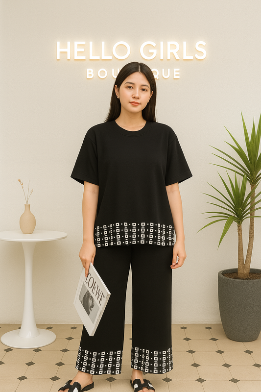Cozy Chic Knitted Coords Set