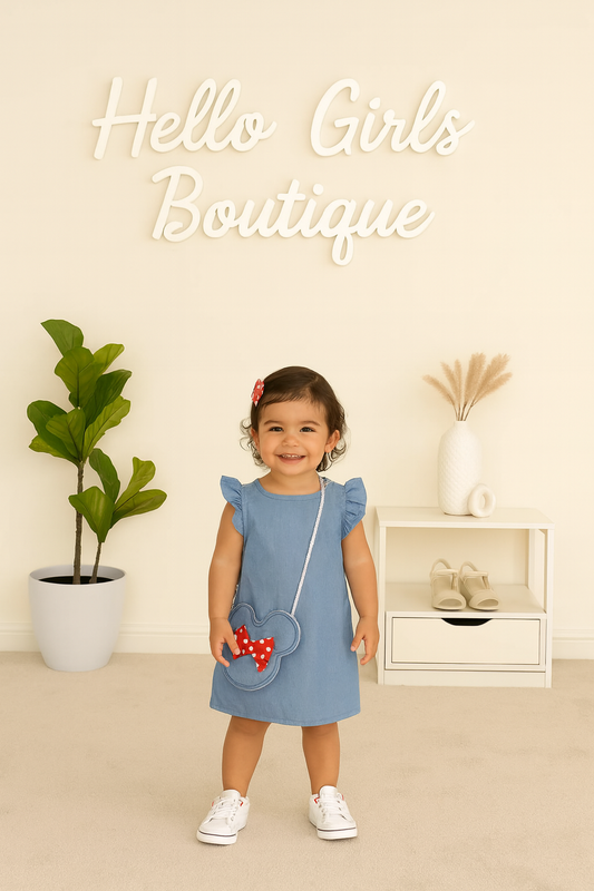 Girls’ Denim Dress