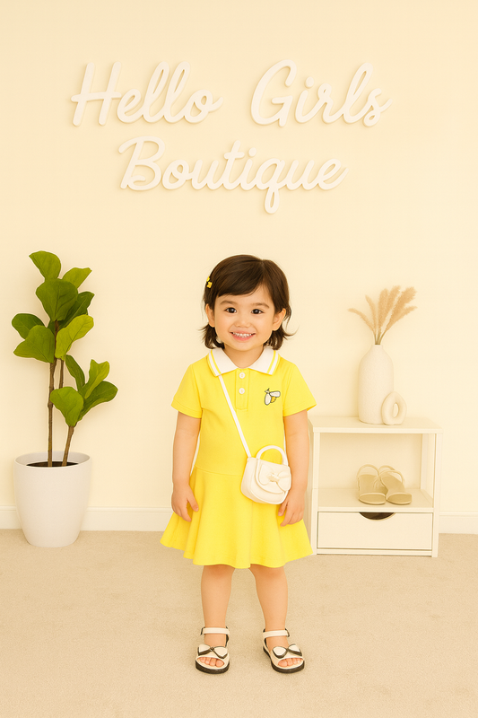 Sunny Bee Polo Dress