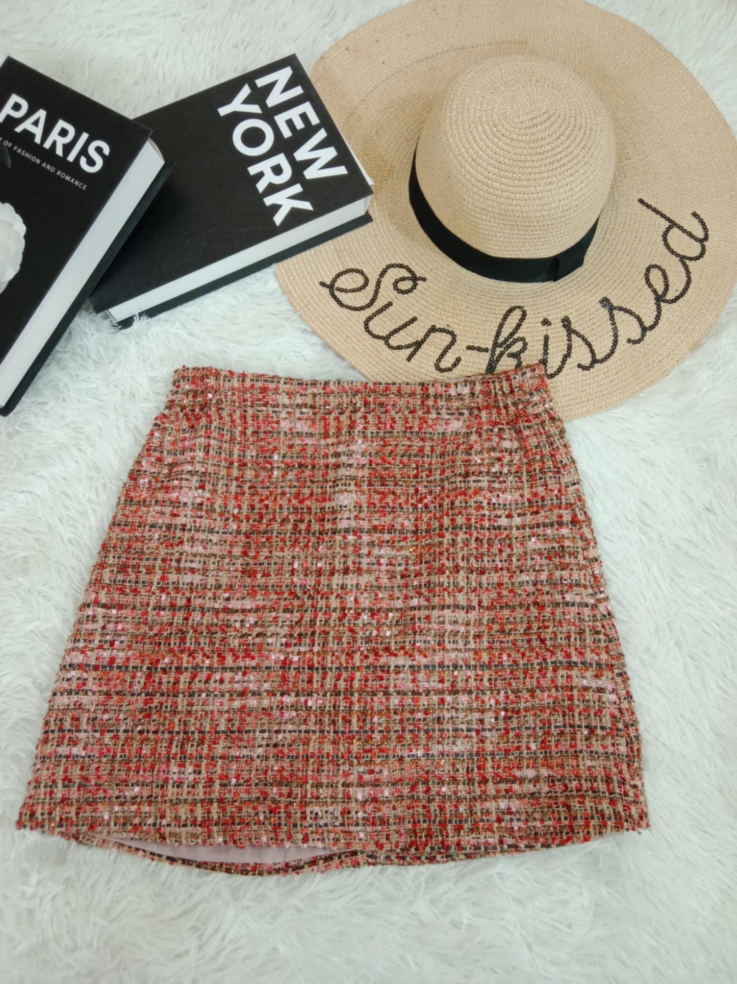 Classic Tweed Mini Skirt