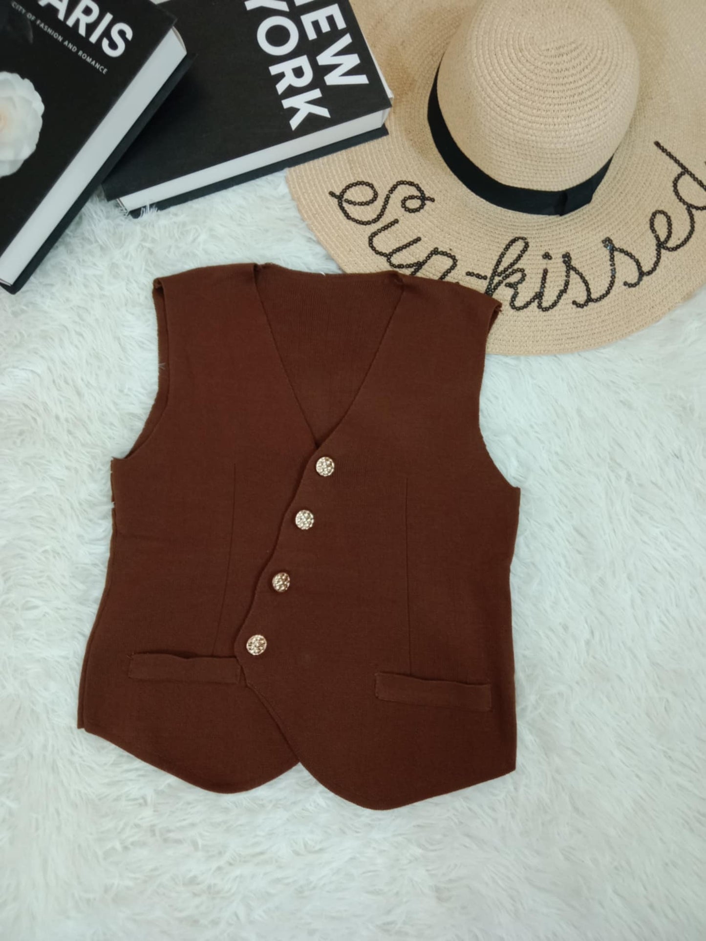 Classic Tailored Button-Up Vest